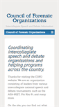 Mobile Screenshot of collegeforensics.org